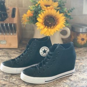 Wedged Converse sneakers